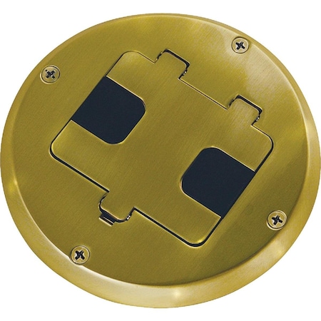 Southwire Electrical Box, 42.8 cu in, Outlet Box Type, Brass, Round Shape FBCVBR-TRWR-KIT
